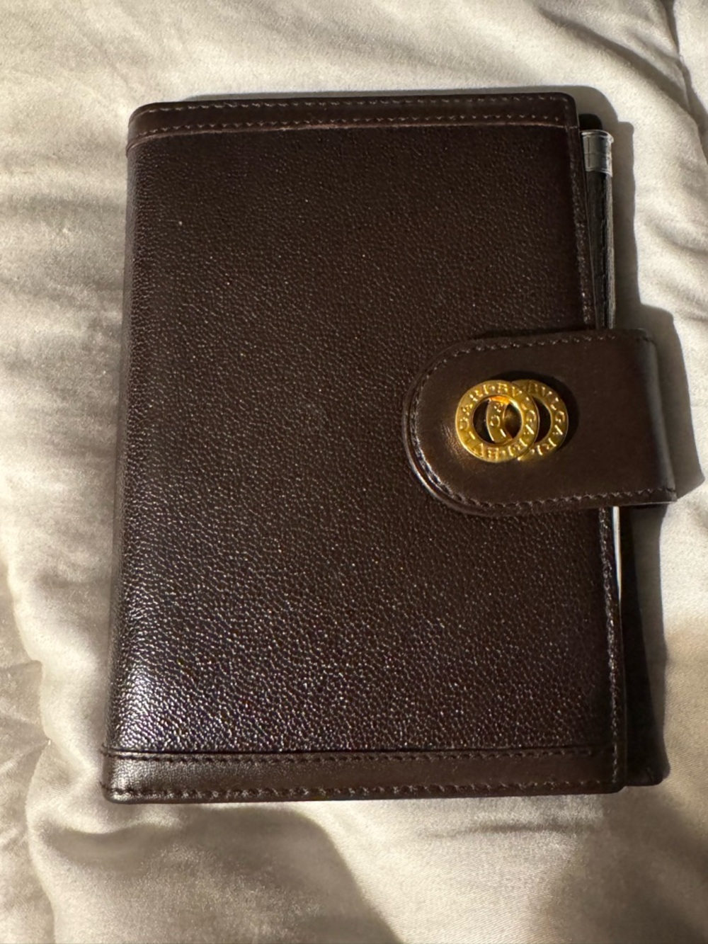 BVLGARI Doppiotondo Bifold Agenda Cover